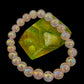 Aura Rose Quartz 8mm Reiki-Infused Love & Healing Crystal Bracelet (7.5” Medium Wrists)