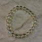 Angel Aura Clear Quartz 8mm Reiki-Infused Healing Crystal Bracelet (7.5” Medium Wrists)