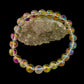 Angel Aura Clear Quartz 8mm Reiki-Infused Healing Crystal Bracelet (7.5” Medium Wrists)