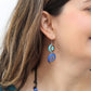 Blue Adria Dangle Earrings