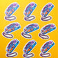 90s Clear Phone Sticker