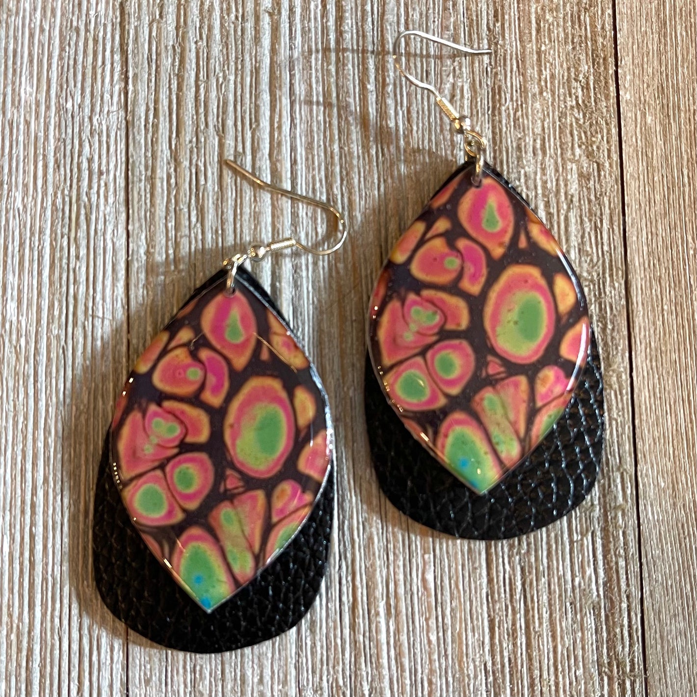 Neon Vibes Dangly Earrings
