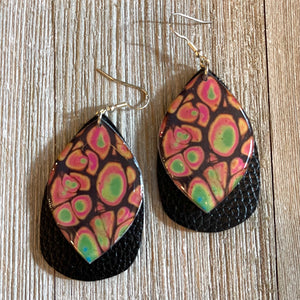 Neon Vibes Dangly Earrings