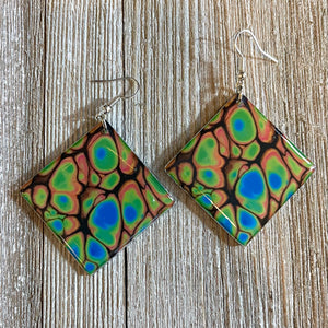 Neon Vibes Dangly Earrings