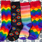 Rainbow Circles Unisex Adult Socks