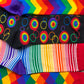 Rainbow Stripes Unisex Adult Socks