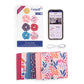 Scrunchie Sewing Kit - Geo Floral