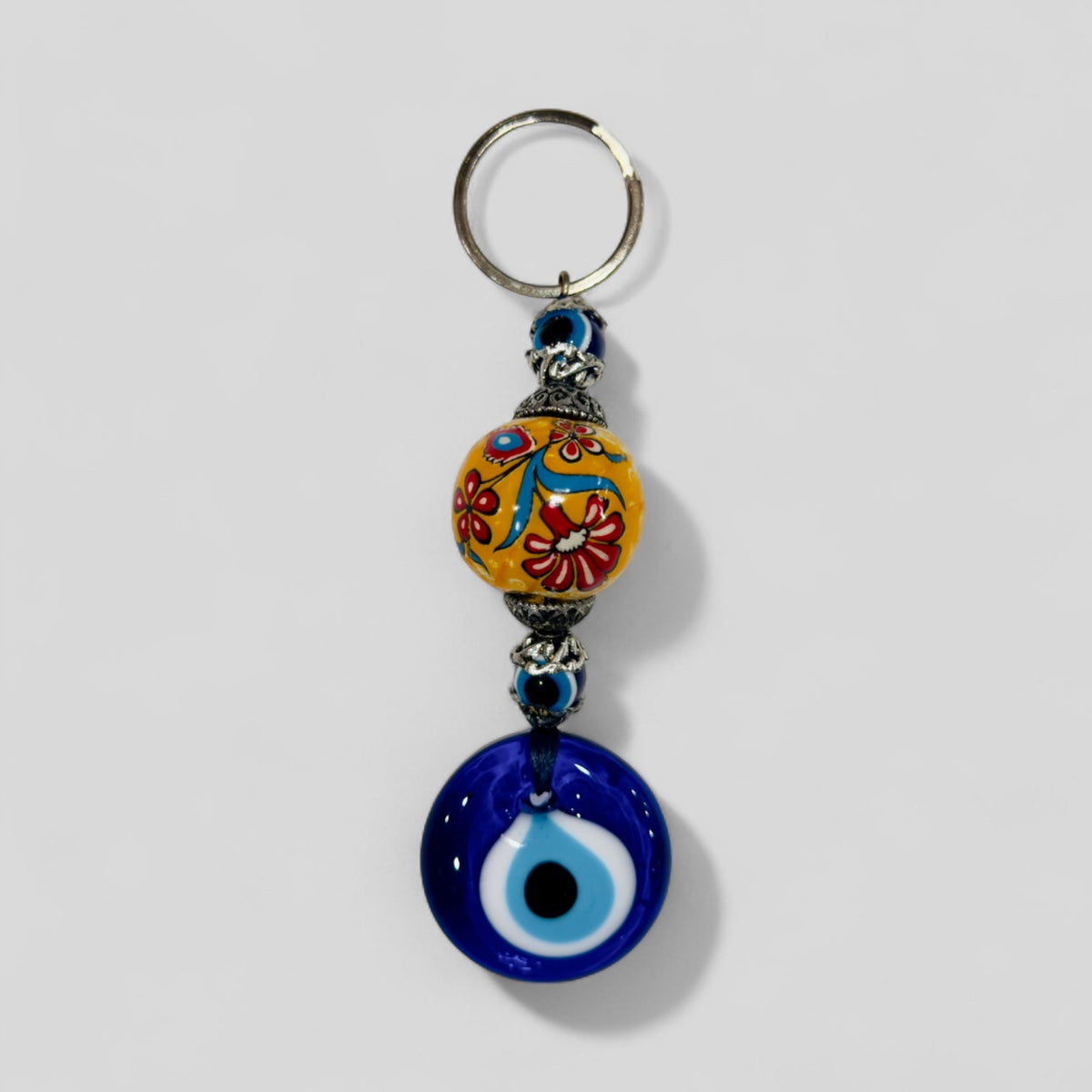 Evil Eye Keychain | Protection Keychain/Keyring | Evil Eye Car Charm | Lucky Evil Eye Keychain | Handmade Evil Eye Gifts | Good Luck Charm