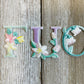 Everyone's Favorite Word Colorful Floral Embroidered Patch Set