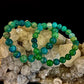 Green Dragon Vein Agate Beaded Bracelet – Natural Stone Jewelry (8mm/10mm)
