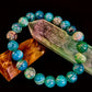Green Dragon Vein Agate Beaded Bracelet – Natural Stone Jewelry (8mm/10mm)