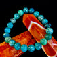 Green Dragon Vein Agate Beaded Bracelet – Natural Stone Jewelry (8mm/10mm)