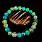 Green Dragon Vein Agate Beaded Bracelet – Natural Stone Jewelry (8mm/10mm)