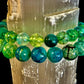 Green Dragon Vein Agate Beaded Bracelet – Natural Stone Jewelry (8mm/10mm)