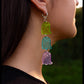 Glittering Rainbow Ghosts - Dangle Earrings