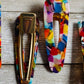 Set of 2 Rainbow Mosaic Acetate Alligator Hair Clips