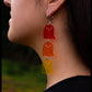 Glittering Rainbow Ghosts - Dangle Earrings