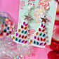 Ceramic Christmas Tree Earrings