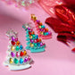 Ceramic Christmas Tree Earrings
