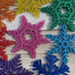 PREORDER - Set of 8 Rainbow Snowflake Ornaments