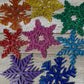 PREORDER - Set of 8 Rainbow Snowflake Ornaments