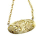 Floral Romance Gold Leaf Necklace