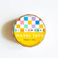 RAINBOW CHECKERBOARD WASHI TAPE