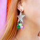 Radiant Rainbow Star Earrings