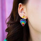 Beaded Pride Earrings