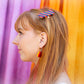 Rainbow Striped Barrettes
