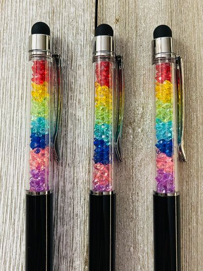 Rainbow Crystals Twist Pen/Stylus