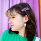 Rainbow Striped Barrettes