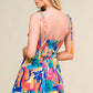 BE BLISSFULLY HAPPY WOVEN ROMPER