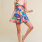 BE BLISSFULLY HAPPY WOVEN ROMPER