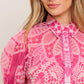 PRECIOUS HEART WOVEN TOP