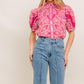 PRECIOUS HEART WOVEN TOP