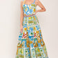 SICILIAN SUMMER WOVEN CROP TOP