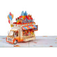 Happy Birthday Ice Cream Truck Pop Up Card
