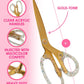 Confetti Injected Acrylic Scissors