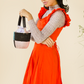 Ingwe Beaded Colorblock Bucket Bag