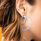 Ombre Painted INSTYLE Lucite Hoop Earrings