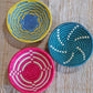 Isla African Basket Collection, Bright Multi, from Rwanda, Set of 3