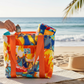 Jams World Lined Tote Bag - Sunny Meadow