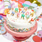 Big Birthday Energy Glitter Birthday Candle Set
