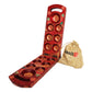 Mancala Wood Dakon Folding Congklak Board Game Games, DKN006, Red