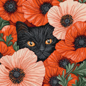 Poppy Eyes L9949 Counted Cross Stitch Kit
