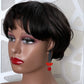 Color Block Geometric Stick Earrings