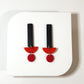 Color Block Geometric Stick Earrings