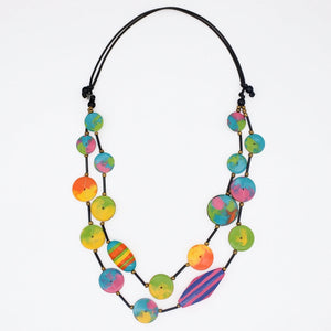 Reese Colorburst Double Strand Necklace