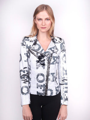 Any Old Iron Large Fucks Moto Jacket